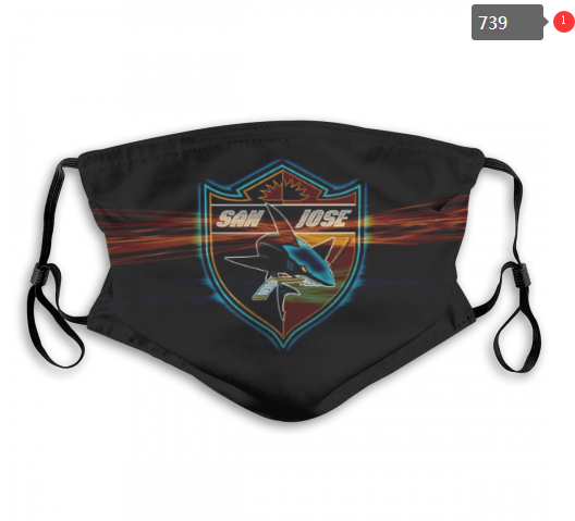 NHL San Jose Sharks #12 Dust mask with filter->nhl dust mask->Sports Accessory